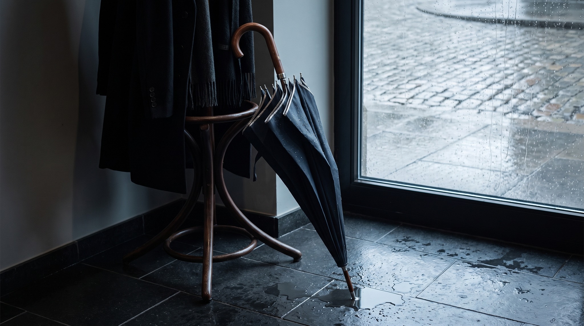 The Umbrella at the Office: Coat Rack, Desk or Cupboard