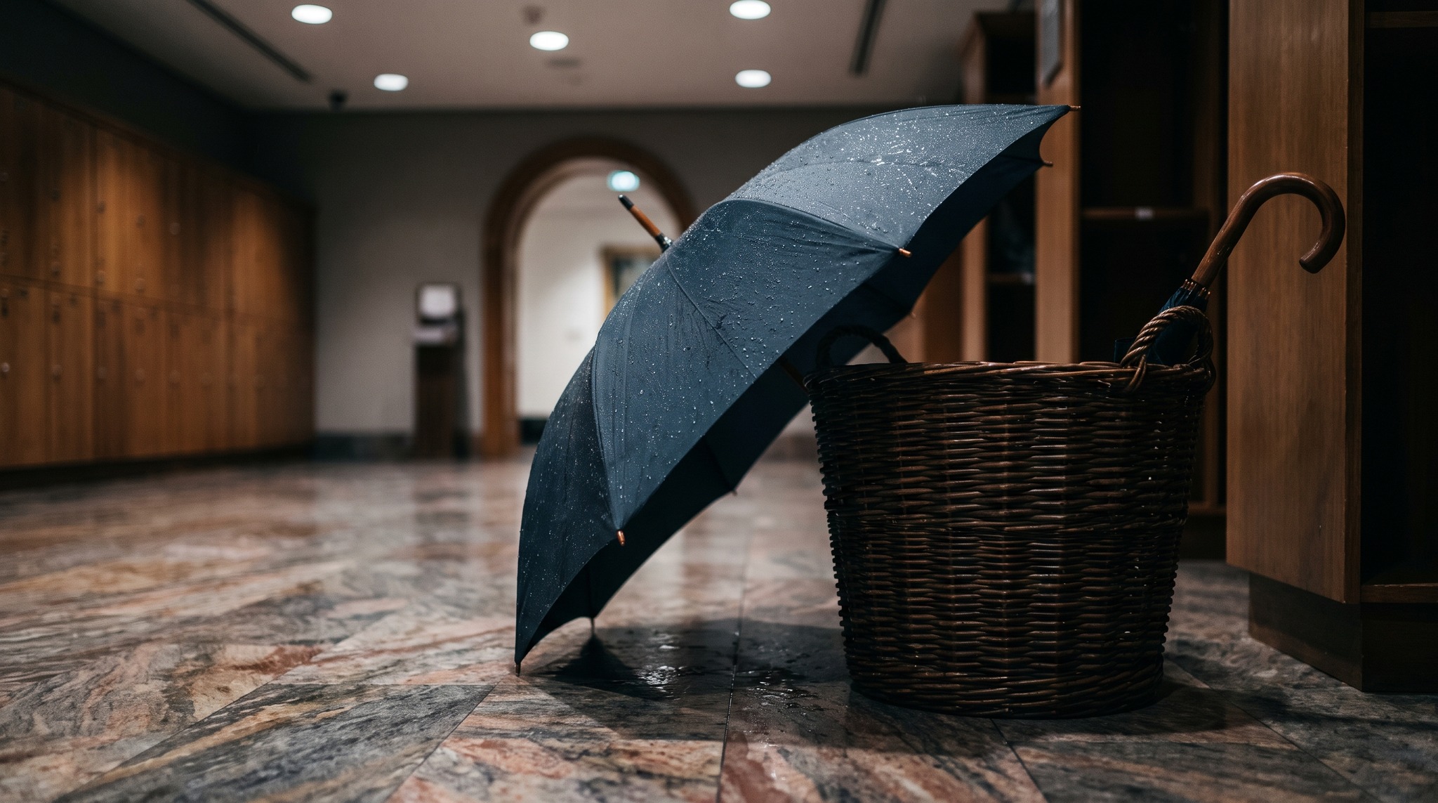 Der Schirm im Museum: Einlass, Garderobe und Sicherheit