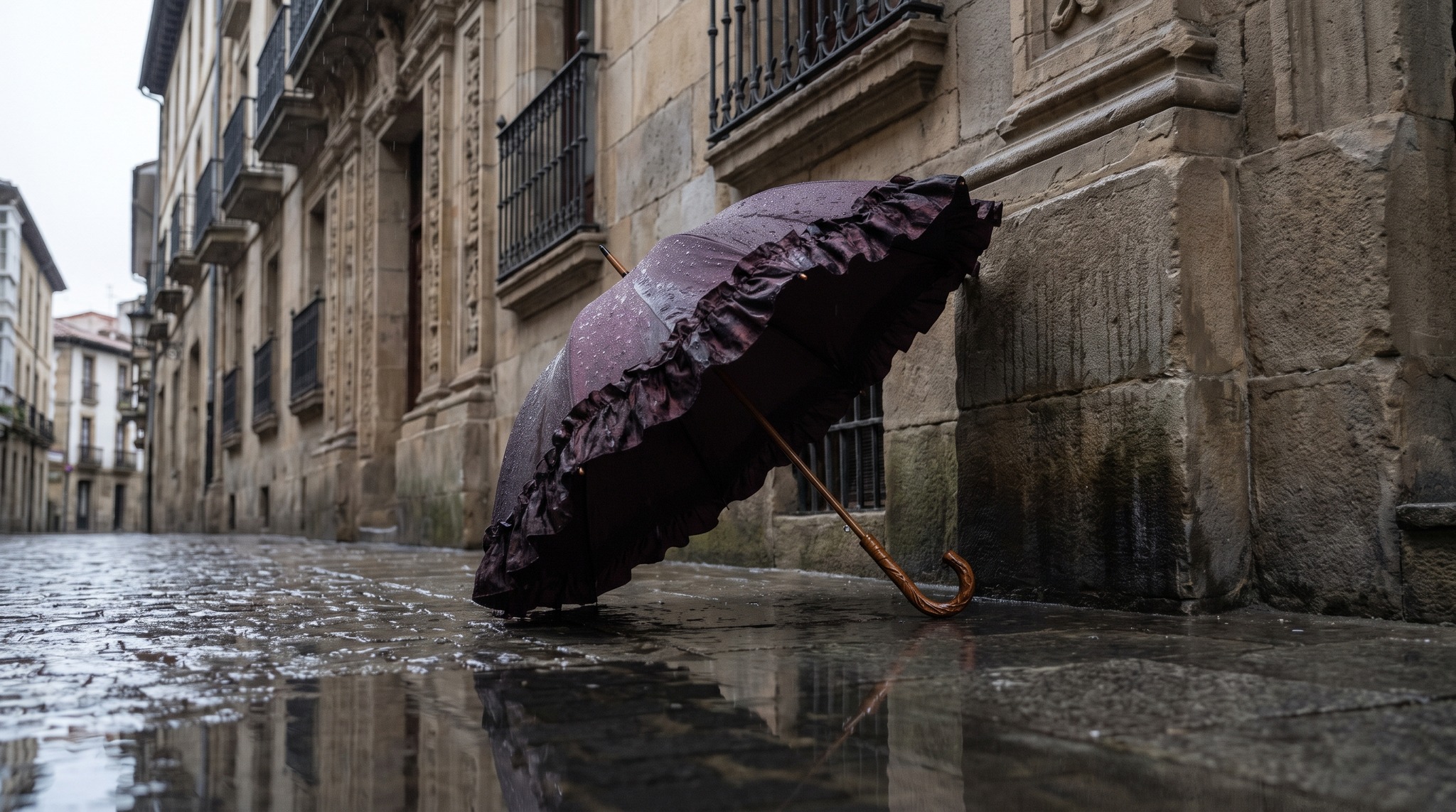 Romantic Models: When Ruffles on Umbrellas Work and When They Don't