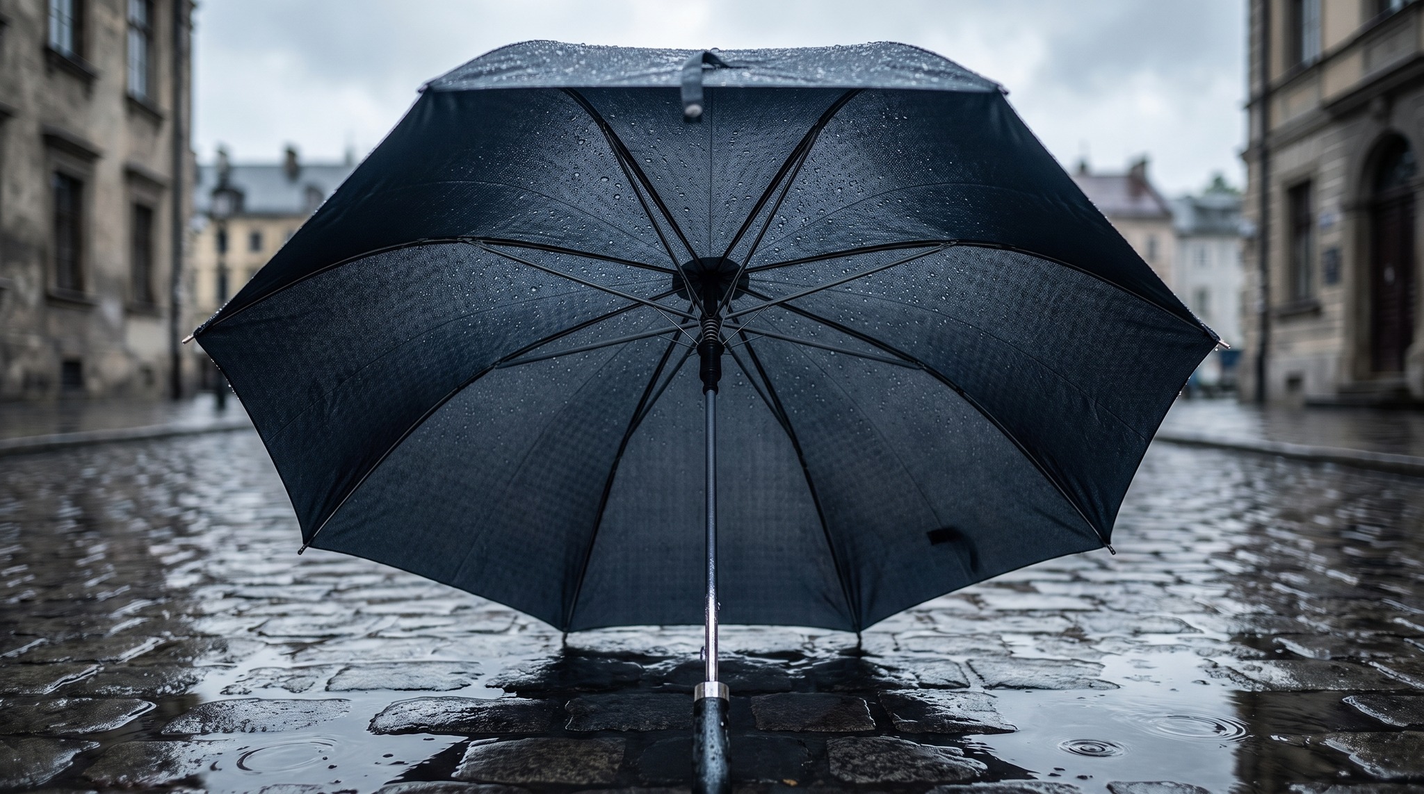Number of ribs on umbrellas: Six, eight or ten ribs in wind