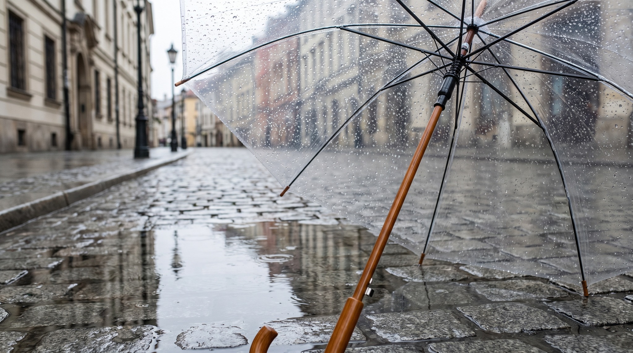 Transparent Umbrellas: Visibility, Safety and Cleaning