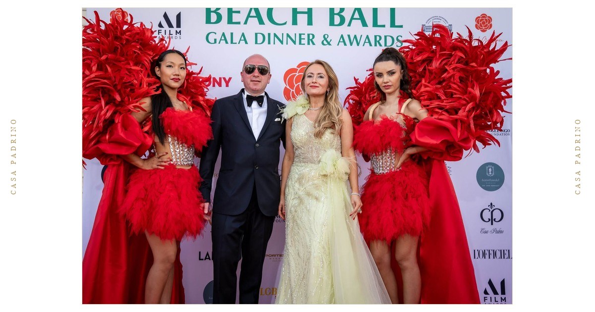 Casa Padrino at the Beach Ball Gala 2026 on the Majestic beach in Cannes