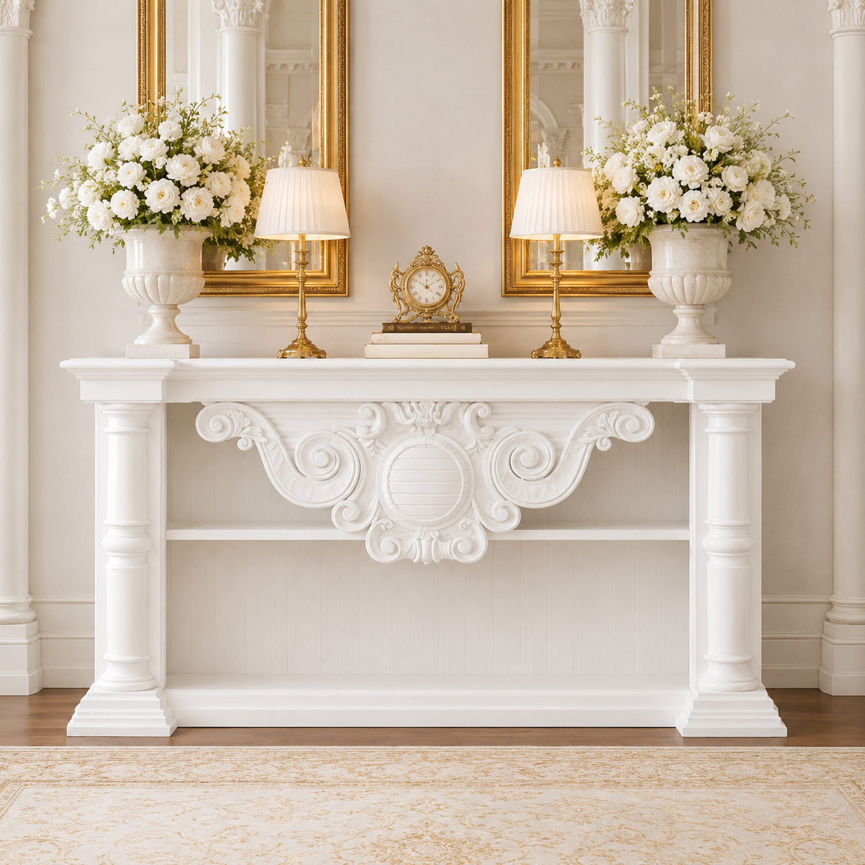 Luxury Hotel Furnishings- Casa Padrino Baroque Console Table 5 Star Hotel Interior Furniture
