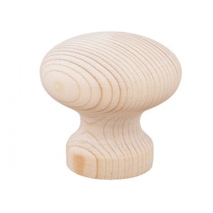 Pomo de madera torneado