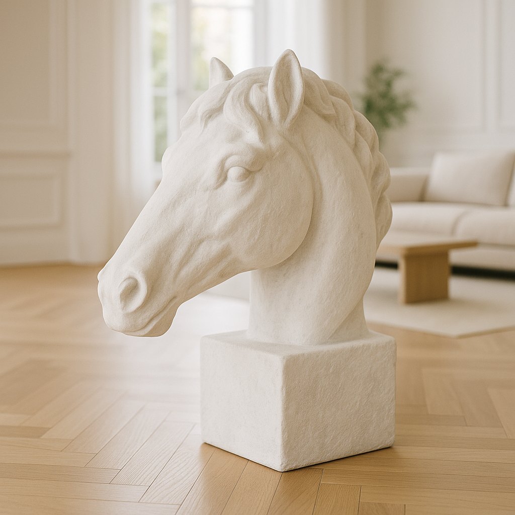 Esculturas de Caballos de fibra de vidrio