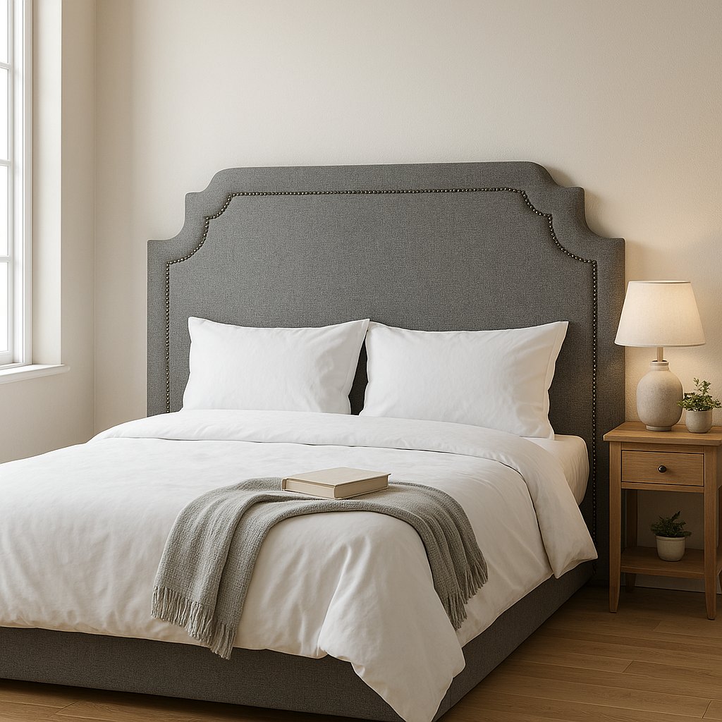 Casa Padrino bed headboard in a bright bedroom