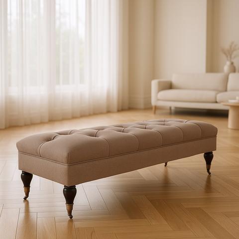 Luxury Benches in a bright interior against a light wall