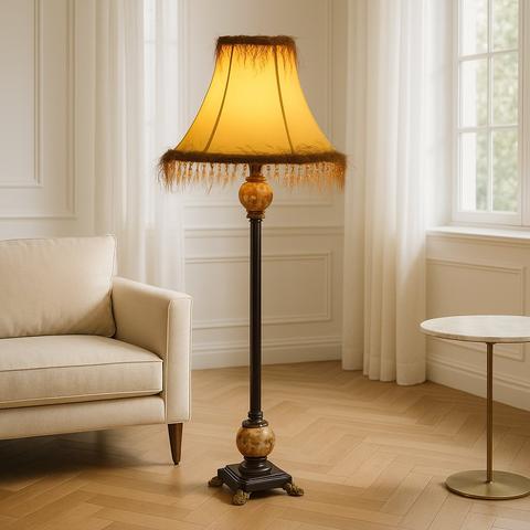 Barock & Jugendstil Tischleuchten als Lichtquelle im eleganten Wohnbereich