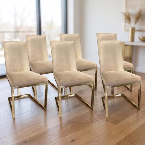 Luxury Chair Sets in a bright living room with herringbone parquet