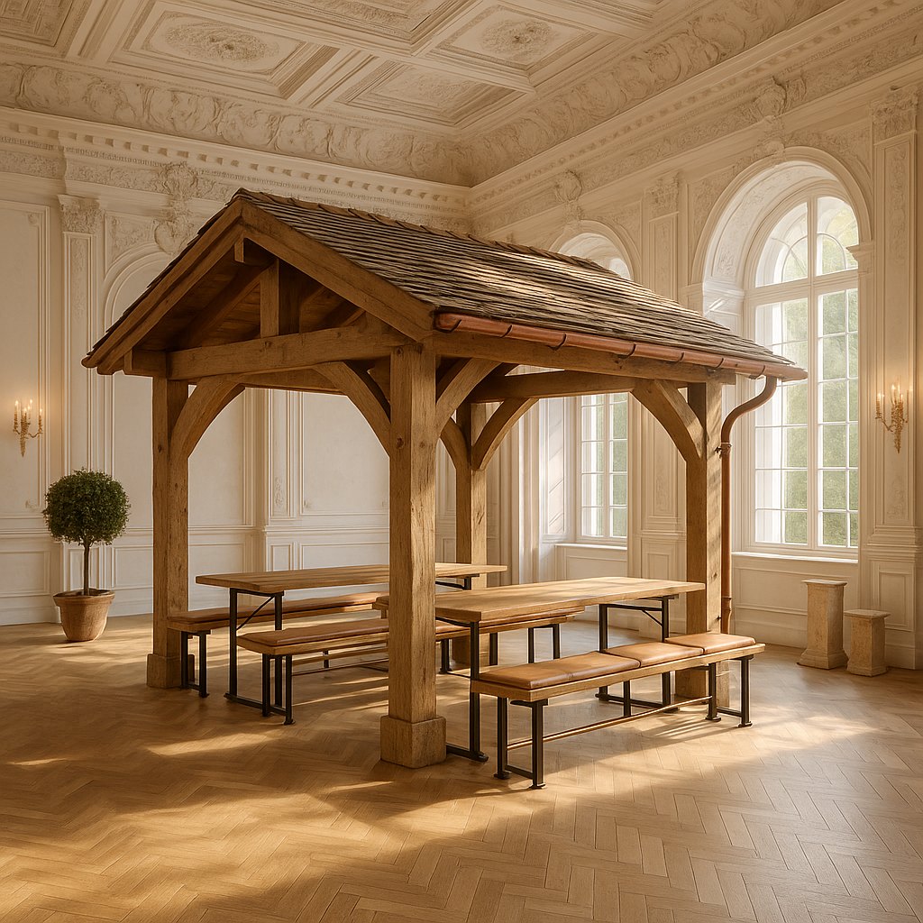 Rustikale Gartenhäuser aus Eiche