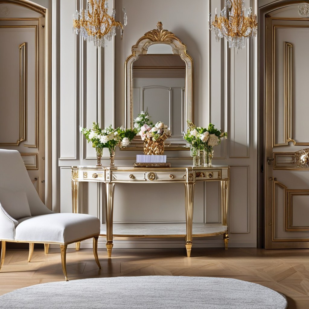 Elegante Casa Padrino Barock Vasen im luxuriösen Wohnzimmer-Ambiente