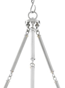 Casa Padrino Luxus Kronleuchter Silber 53 x H. 77,5 cm - Luxus Hotel Kollektion