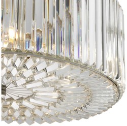 Casa Padrino luxury chandelier silver 53 x H. 77,5 cm - luxury hotel collection