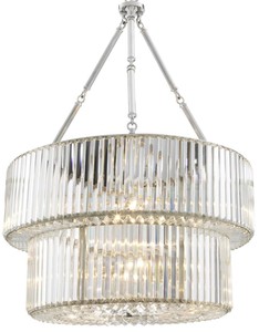 Casa Padrino lámpara de lujo de plata 67 x H. 90 cm - colección de hoteles de lujo