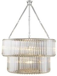 Casa Padrino lámpara de lujo de plata 67 x H. 90 cm - colección de hoteles de lujo