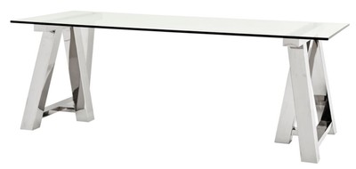 Casa Padrino tavolo da pranzo di lusso 220 x 90 x H. 78 cm - Mobili di design Sala da pranzo