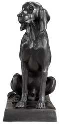 Casa Padrino luxury bronze figures set of 2 dogs 32 x 60 x H. 73 cm - limited edition