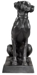 Casa Padrino luxury bronze figures set of 2 dogs 32 x 60 x H. 73 cm - limited edition