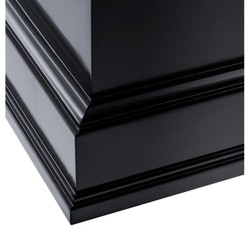 Base de lujo Casa Padrino para objetos decorativos negro 63 x 43 x 36 cm H. - edición limitada