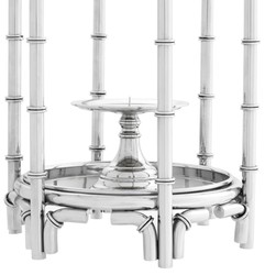 Casa Padrino candelabros de plata 30,5 x 30,5 x 60,5 cm H. - accesorios restaurante del hotel de lujo