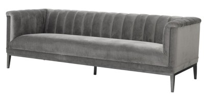 Casa Padrino sofá gris 230 x 86 x H. 75 cm - colección de lujo