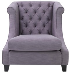 Casa Padrino Luxury Living Room Armchair Purple 86 x 93 x H. 92 cm - Hotel Furniture