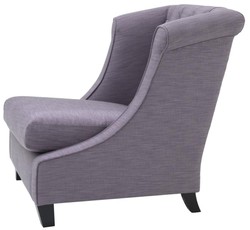 Casa Padrino Luxury Living Room Armchair Purple 86 x 93 x H. 92 cm - Hotel Furniture