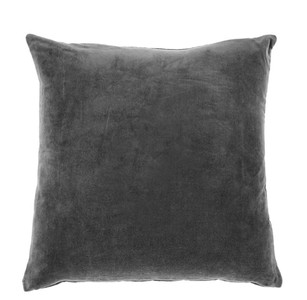 Casa Padrino Wohnzimmer Zierkissen Grau / Silber 50 x 50 cm - Luxus Kissen