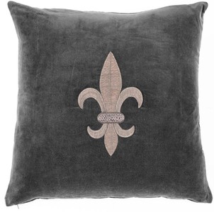 Casa Padrino Living Room Pillow Gray / Silver 60 x 60 cm - Luxury Pillow