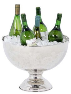 Casa Padrino diseñador de acero inoxidable de champán frío 39 x H. 26 cm - colección restaurante de lujo