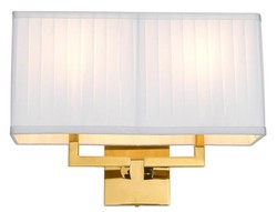 Casa Padrino lampada da parete di lusso in oro 36 x 13,5 x H. 27 cm - lampada da parete soggiorno