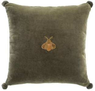 Casa Padrino Luxury Cushion Green / Gold 60 x 60 cm - Living Room Accessories