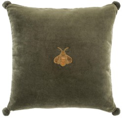 Casa Padrino Luxury Cushion Green / Gold 60 x 60 cm - Living Room Accessories