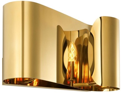 Casa Padrino de lujo sala de estar luz de la pared de oro de 38 x 11 x H. 21 cm - lámpara de diseño hotel de la pared del restaurante