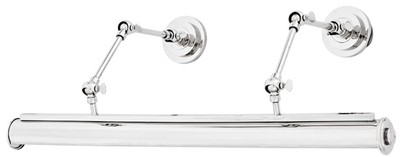 Casa Padrino lámpara de pared de plata 63 x 16 x H. 21 cm - lámpara de pared de la oficina de lujo