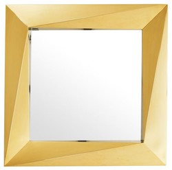 Casa Padrino Miroir de luxe / miroir miroir Or 100 x H. 100 cm - qualité de luxe