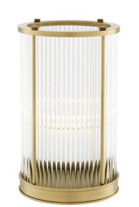 Casa Padrino candela di lusso ottone antico 16,5 x H. 27,5 cm - Hotel ristorante accessori
