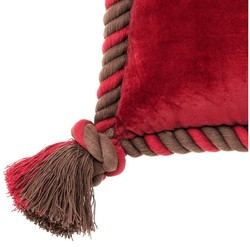 Casa Padrino pillow set of 3 red - luxury living room / hotel collection