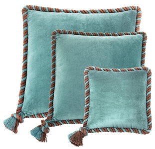 Casa Padrino pillow set of 3 aqua blue - luxury living room / hotel collection