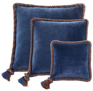 Casa Padrino pillow set of 3 marine blue - luxury living room / hotel collection