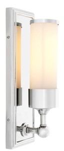 Casa Padrino luxury hotel / restaurant wall light silver - living room wall lamp