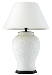 Casa Padrino luxury porcelain table light white - limited edition