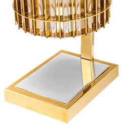 Casa Padrino lampada da tavolo di lusso oro 23 x 16,5 x H. 66 cm - edizione limitata