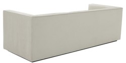Casa Padrino divano a 3 posti divano grigio chiaro 231 x 86 x H. 73,5 cm - divano soggiorno di lusso