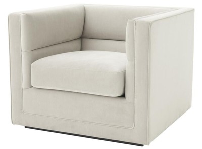Casa Padrino poltrona da giardino di lusso in legno 92 x 86 x H. 73,5 cm - poltrona da salotto di lusso