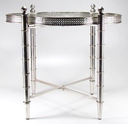 Casa Padrino side table silver 60 x 60 x H. 60 cm - luxury collection