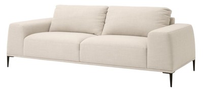Casa Padrino sofá de lujo color natural 223 x 93 x H. 80 cm - mobiliario de salón de lujo