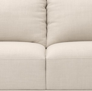 Casa Padrino Luxus Sofa Naturfarbig 223 x 93 x H. 80 cm - Luxus Wonzimmer Möbel