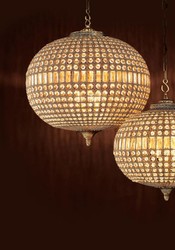 Casa Padrino lampadario in cristallo di lusso ottone antico 70 x H. 70 cm - collezione di lusso