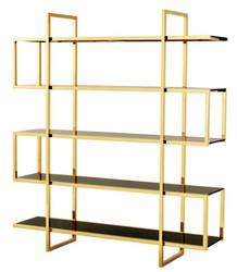 Casa Padrino armadio in lussuoso scomparto oro 160 x 42 x H. 180 cm - arredamento di design dell'hotel